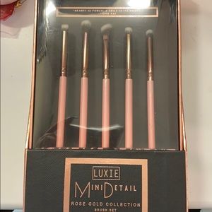Luxie Mini Detail Rose Gold Collection Brush Ste